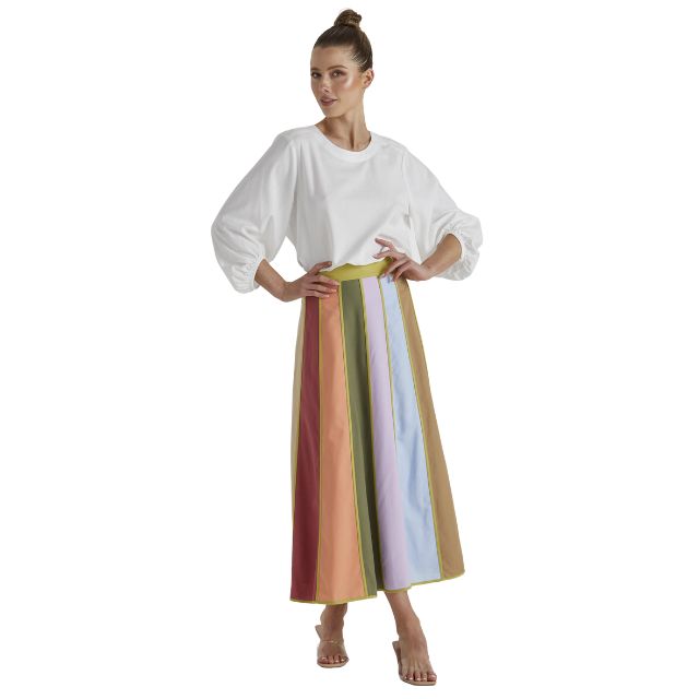 Panel Skirt Multi