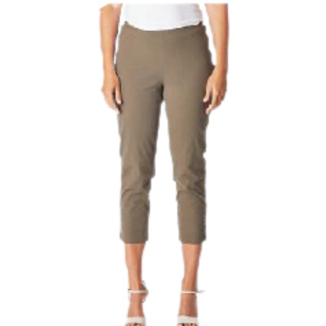 Cotton 7/8 Pants Khaki