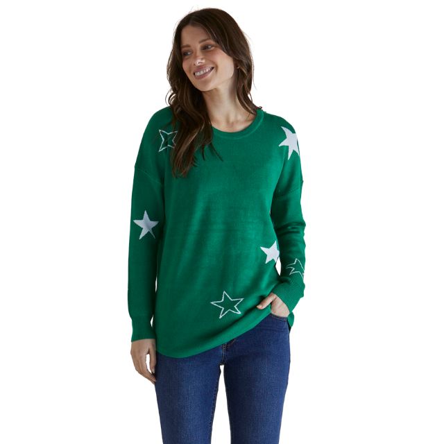 Kody Knit Green Star