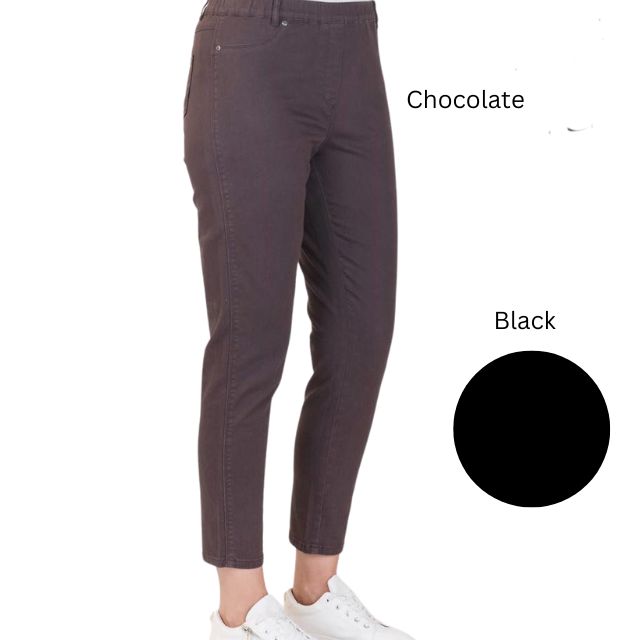 Pull On Jean Chocolate