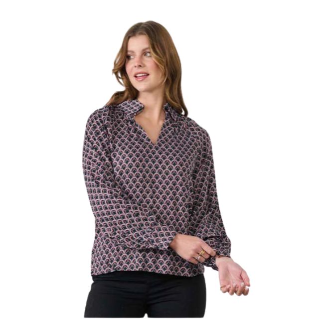 Arch Abstract Blouse