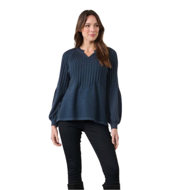 Ribbed Knit Petrol