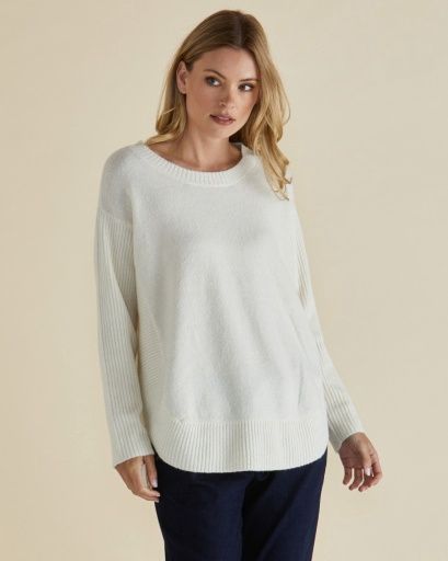 SOHO KNIT SWEATER, Size: S, Colour: OAT