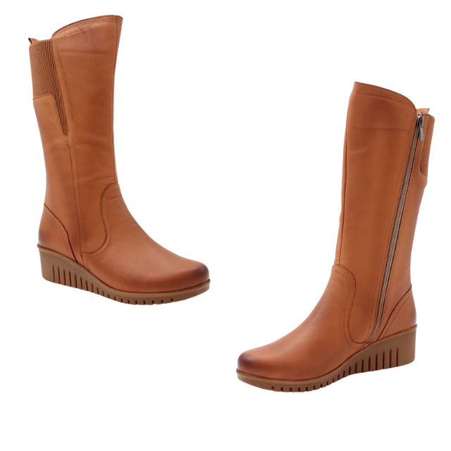 Foam Coconut Leather Boots