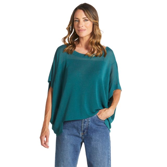 Irises Knit Teal