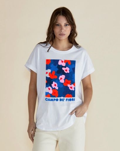 Hailey Short Sleeve Tee, Colour: CAMPO DE&#39; FIORI PRINT, Size: 8