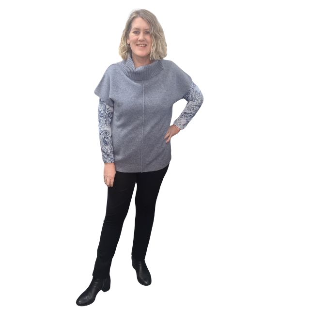 Knit Vest Twlight