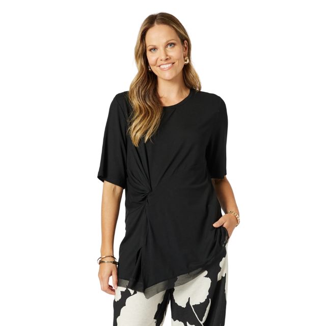 Black Twist Top
