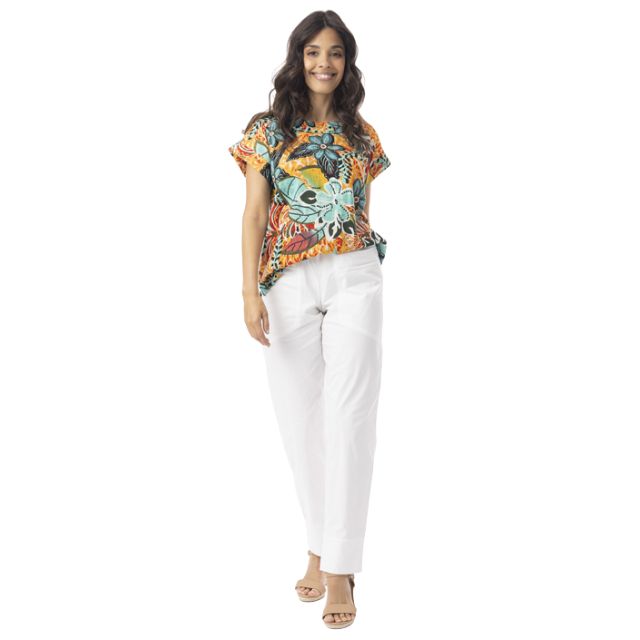 African Flowers Top
