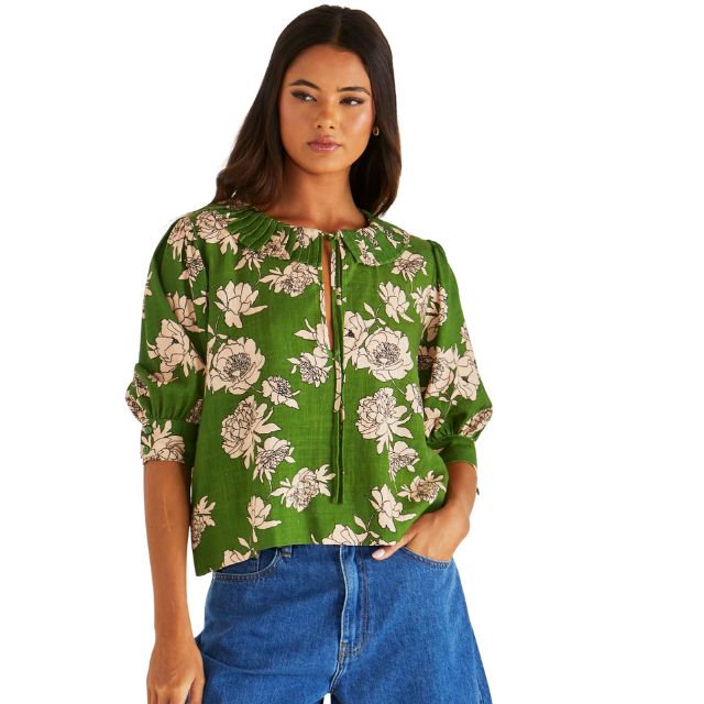 Antonie Pleated Blouse