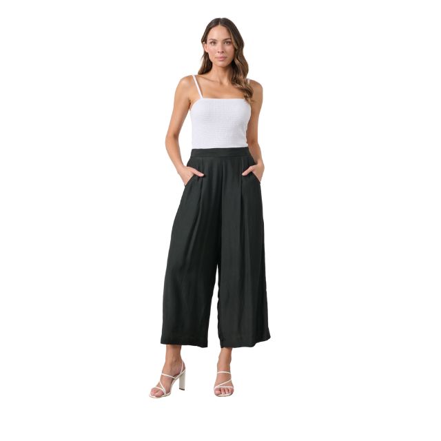 Black Sheen Pant