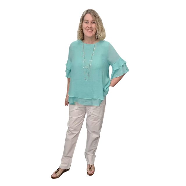 Crepe Top Mint