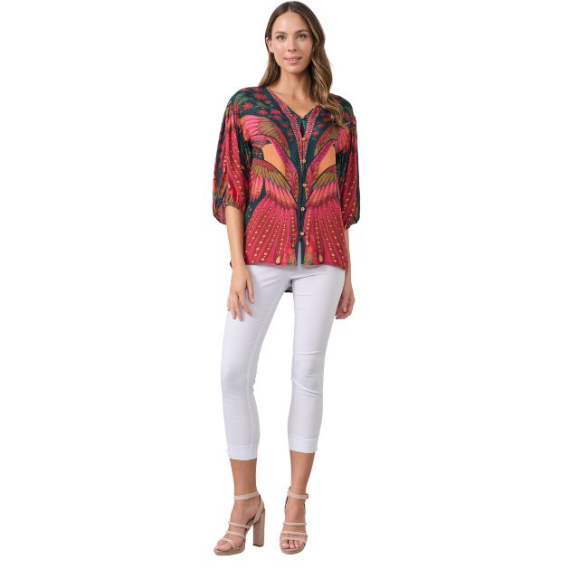 Toucan Print Blouse