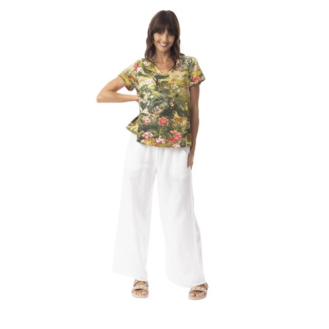 Lux Jungle Print Tee