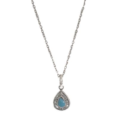 Turquoise Teardrop Necklace
