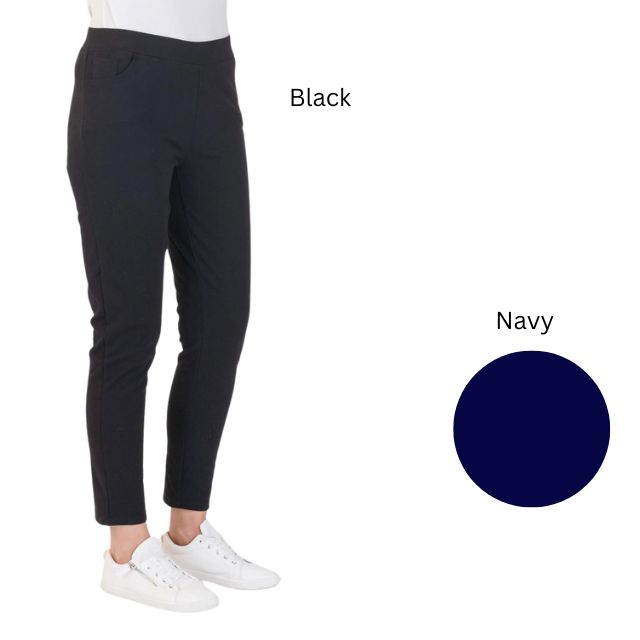 Brushed Leisure Pant Black