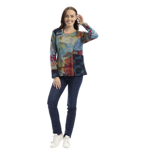 Patchwork Top Multi Patchwork Top Multi