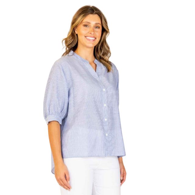 V Neck Shirt - Stripe