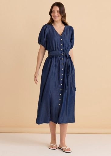 LEE LYOCELL DRESS, Size: 12