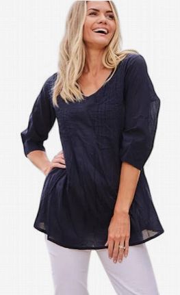 Evie Pleated Top