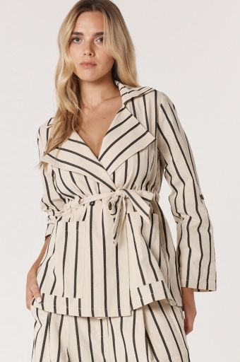 LUNA WRAP BLAZER, Size: 14