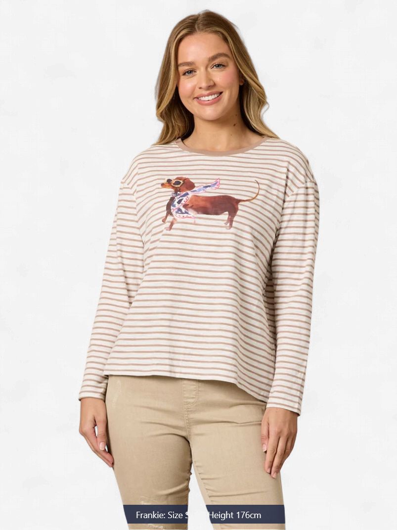 Dachshund Print Tee