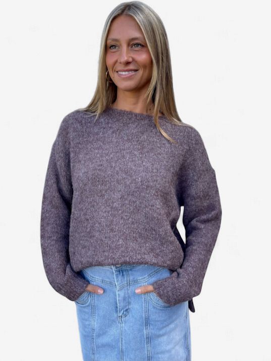 Choc Marle Knit
