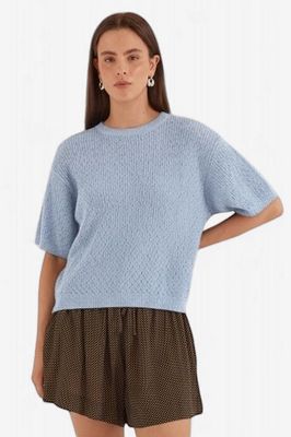 NONI RELAXED KNIT TEE