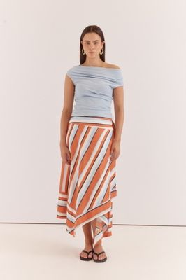 MARIBEL ASYM WRAP SKIRT