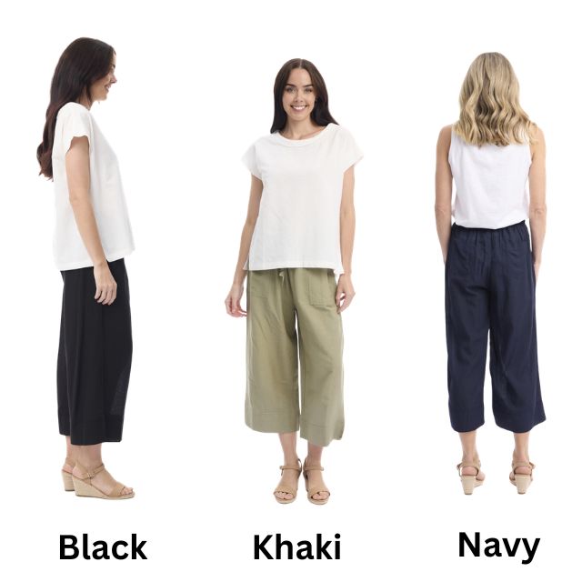 Cropped Linen