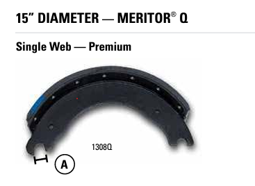 15” DIAMETER — MERITOR® Q