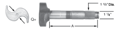 BRAKE CAMSHAFT 9662P