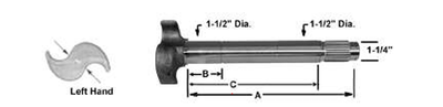 Brake Camshaft Trailer axles for Hendrickson intraaxx 11866P