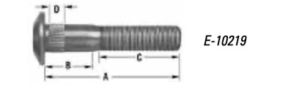 SERRATED — THREAD SIZE: M22 × 1.5; GRADE 10.9 SERRATED — THREAD SIZE: M22 × 1.5; GRADE 10.9