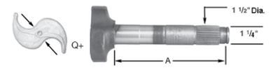 BRAKE CAMSHAFT 9661P BRAKE CAMSHAFT 9661P