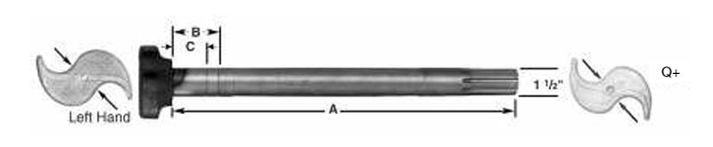 TRAILER AXLES 1425AP