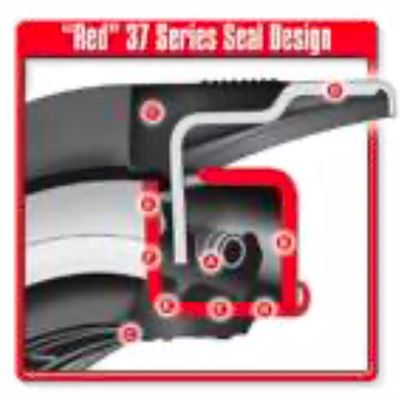 WHEEL SEALS - NATIONAL® “RED” 37 SERIES WHEEL SEALS - NATIONAL® “RED” 37 SERIES
