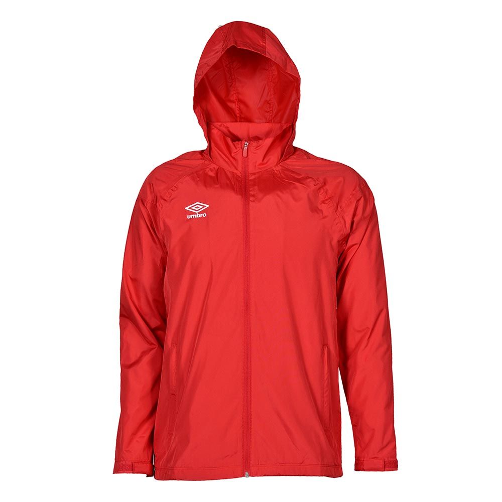 Umbro Deluge Rain Jacket (Red) - Adult, Size: Small