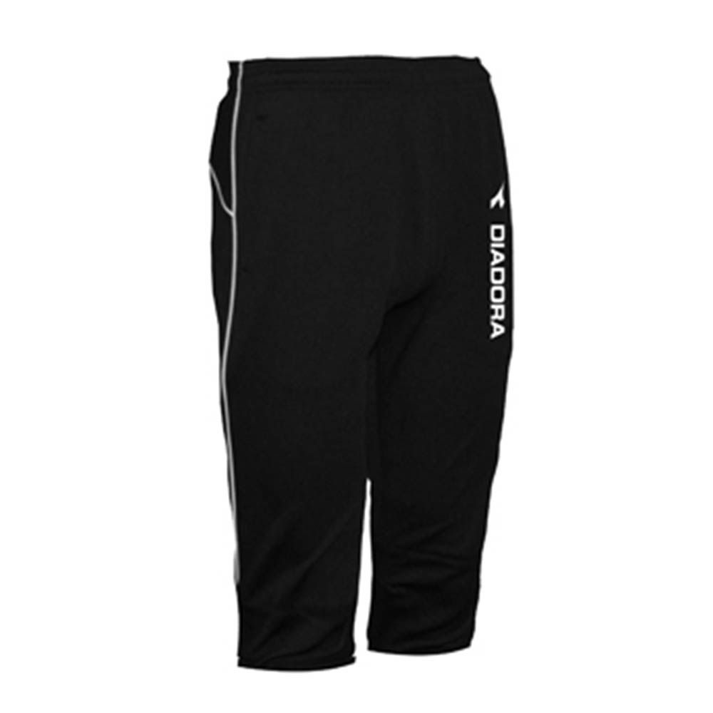 Diadora Moda 3/4 Pant (Black) - Adult, Size: Medium