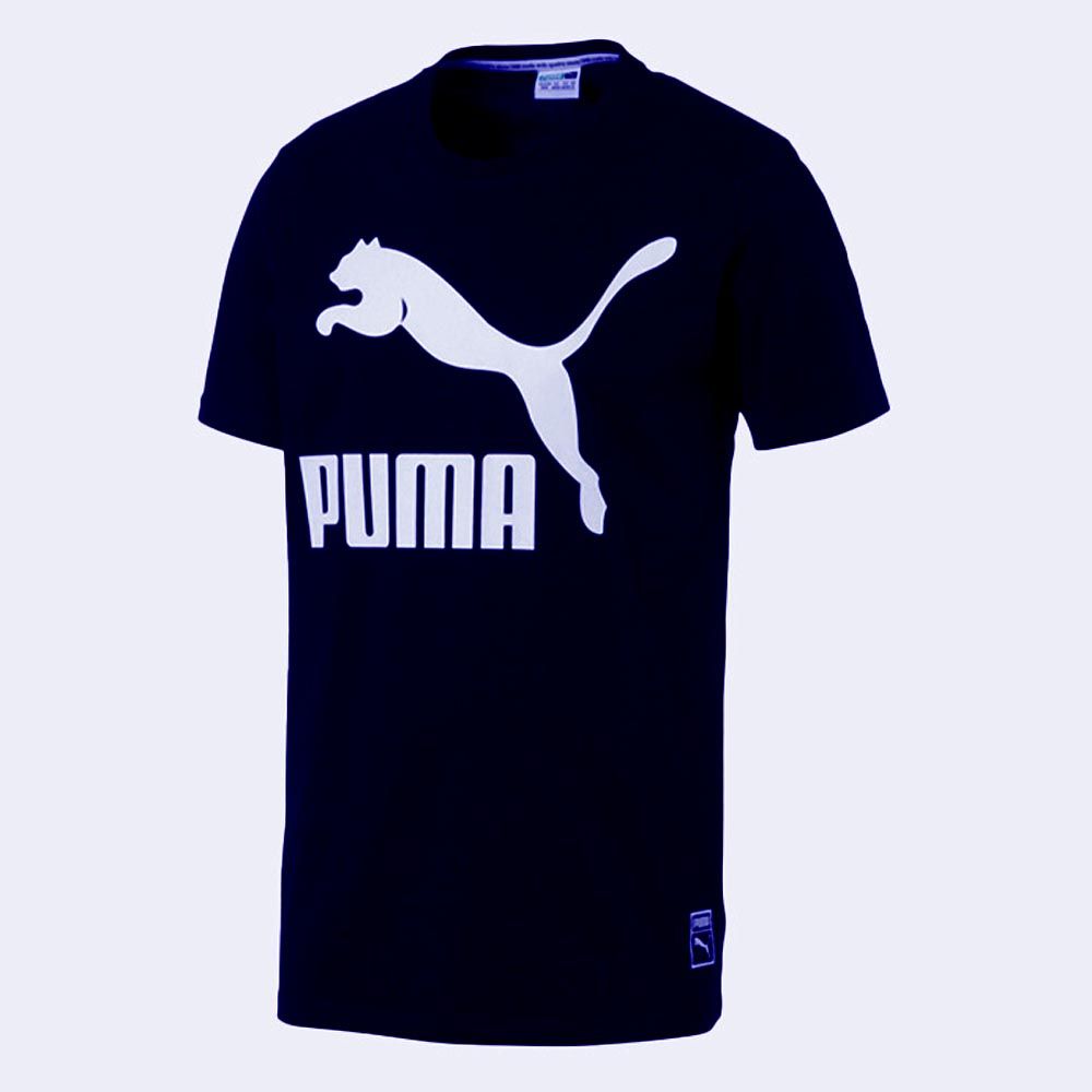 Puma Logo Tee (Navy Blue) - Adult, Size: Medium