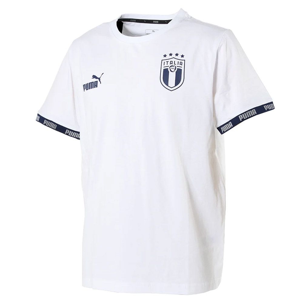 Puma FIGC Culture Tee (White) - Adult, Size: Small