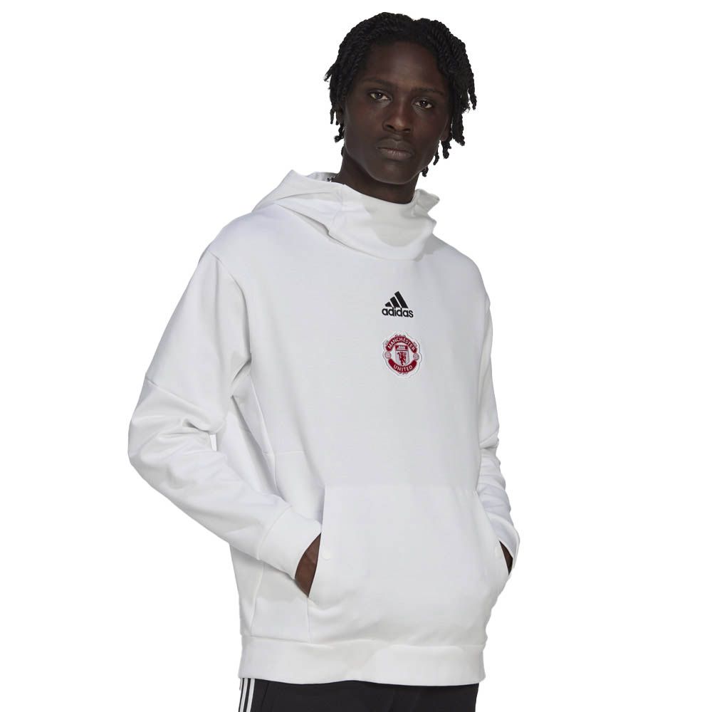 Adidas Manchester United Travel Hoodie - Adult, Size: Small