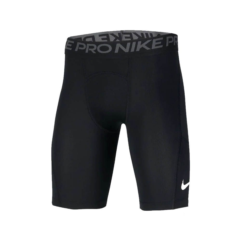 Nike Pro Long Compression Shorts (Black) - Youth, Size: Extra Small