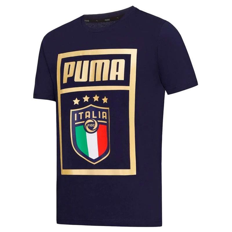 Puma FIGC DNA Tee (Blue) - Adult