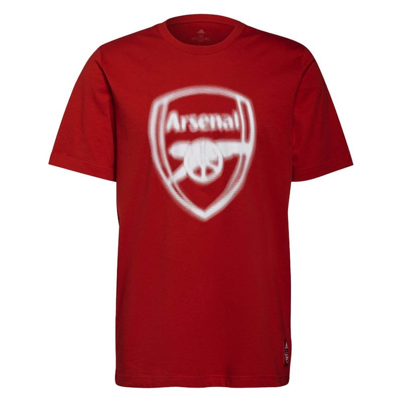 Adidas Arsenal Blurred Badge Logo Tee - Adult