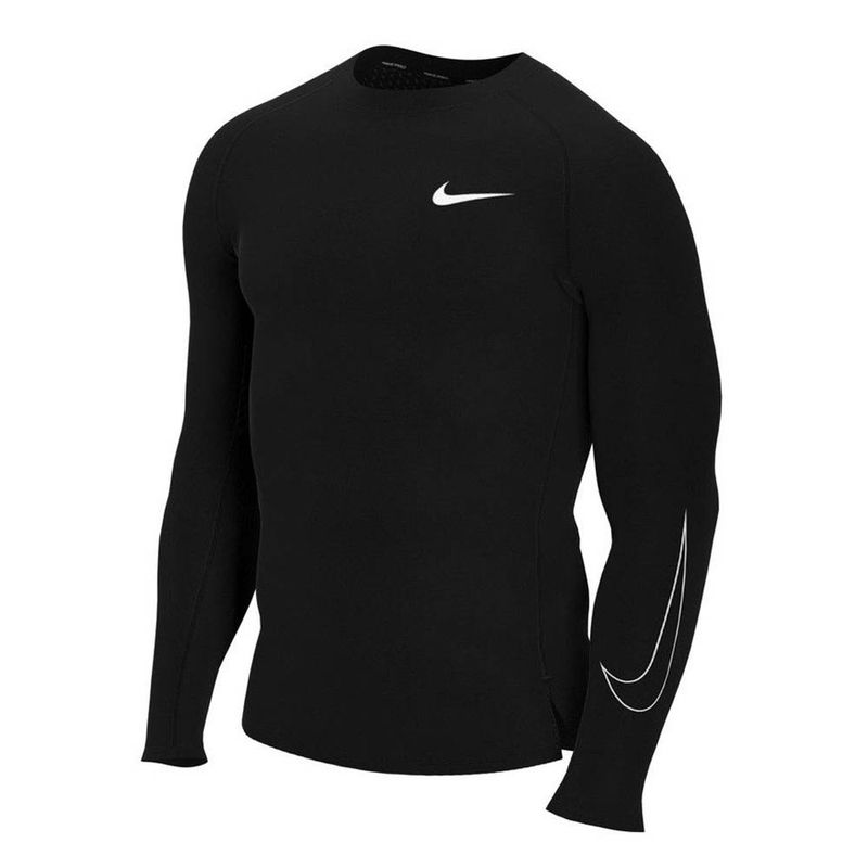 Nike Pro Dri-Fit Long Sleeve Top (Black) - Adult