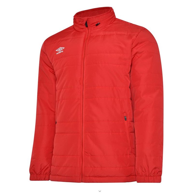 Umbro Club Essential Bench Jacket (Red) - Adult