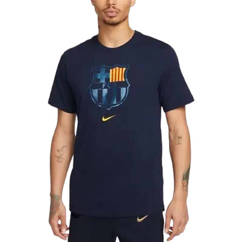  Nike FC Barcelona Crest Tee Shirt - Adult