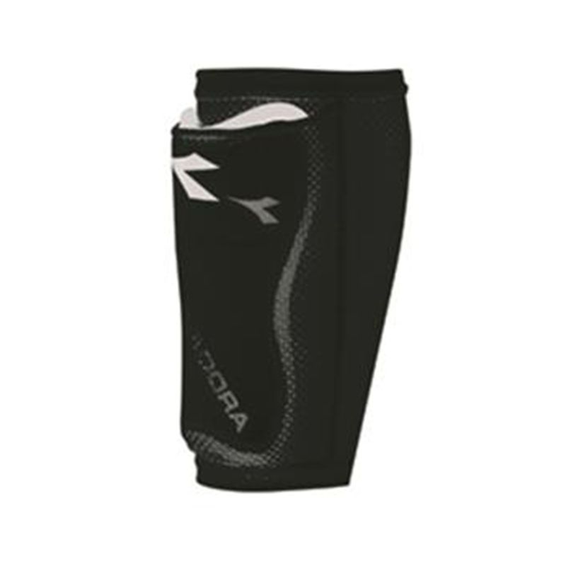 Diadora Shin Guard Sleeve, Color: Black, Size: Large