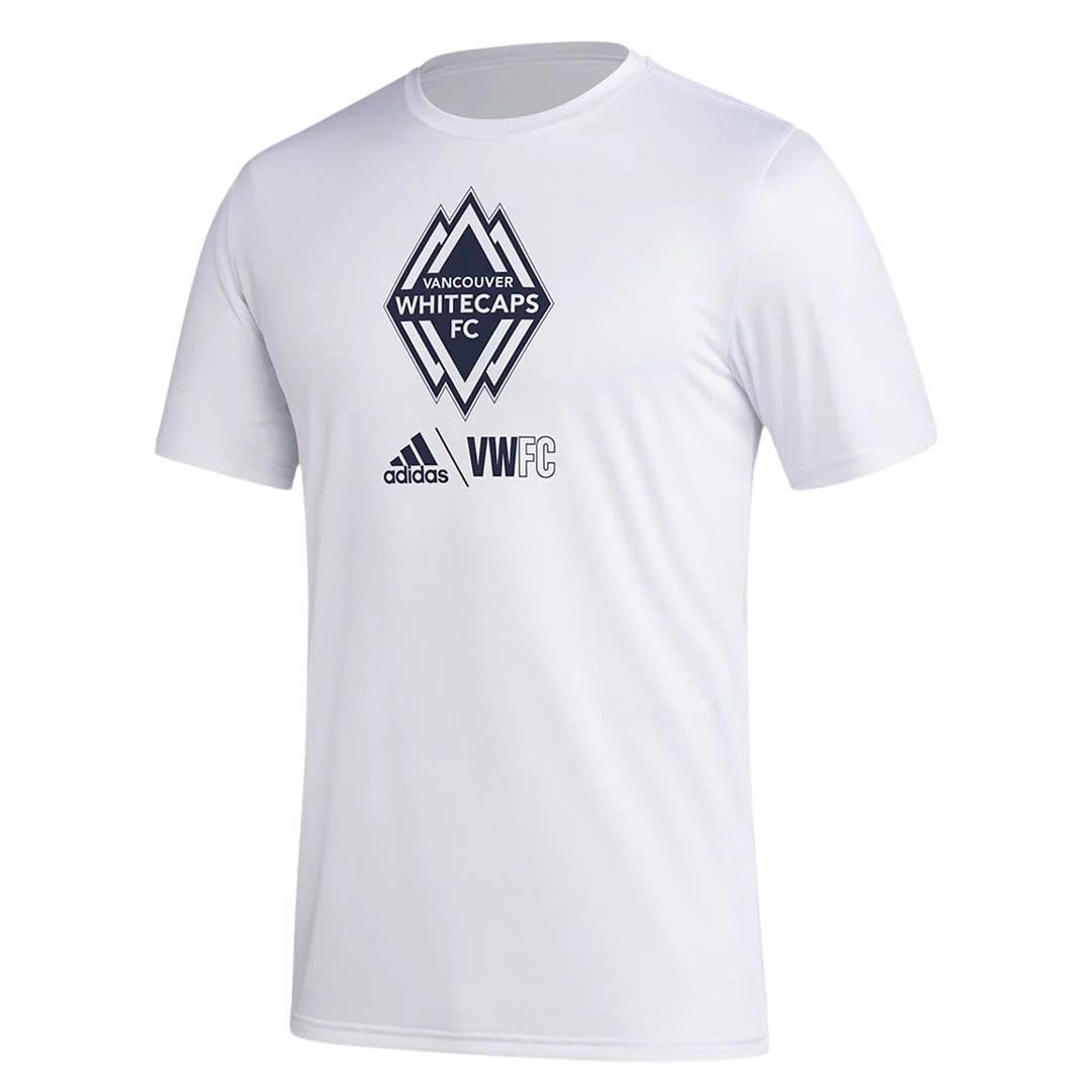 Adidas Whitecaps Pregame Tee - Adult